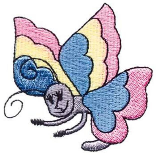 Picture of Butterfly Machine Embroidery Design