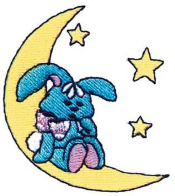 Picture of Sleepytime Bunny Machine Embroidery Design