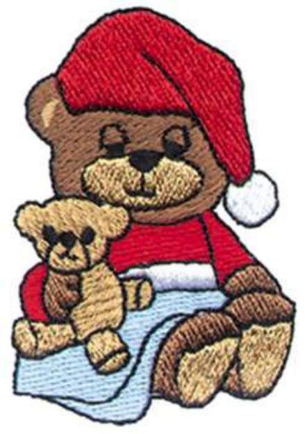 Picture of Bedtime Bear Machine Embroidery Design