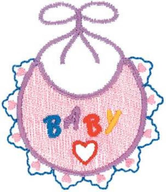 Picture of Baby Bib Machine Embroidery Design