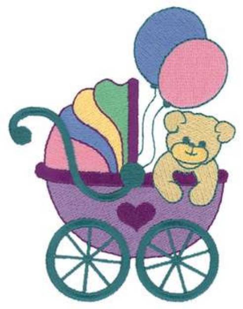 Picture of Baby Buggy Machine Embroidery Design