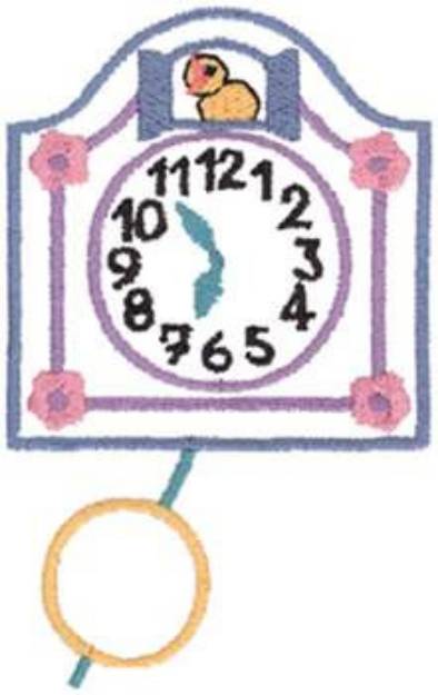 Picture of Cuckoo Clock Machine Embroidery Design