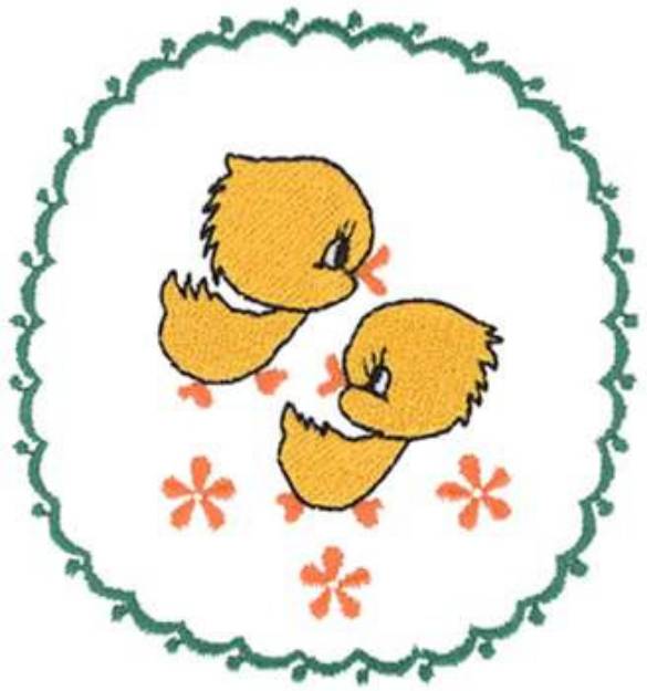 Picture of Ducks Machine Embroidery Design