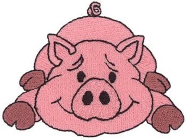 Picture of Pig Machine Embroidery Design