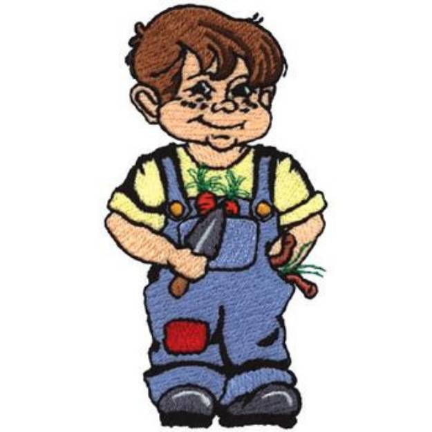 Picture of Gardner Boy Machine Embroidery Design