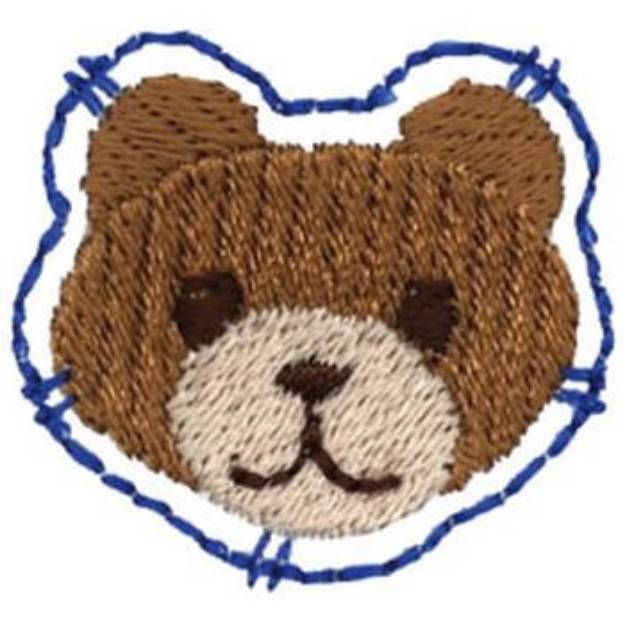 Picture of Teddy Bear Patch Machine Embroidery Design