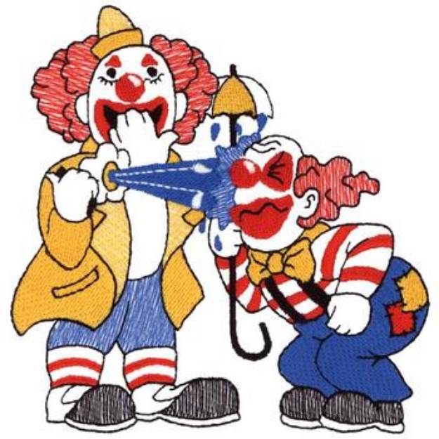 Picture of Clowns Machine Embroidery Design