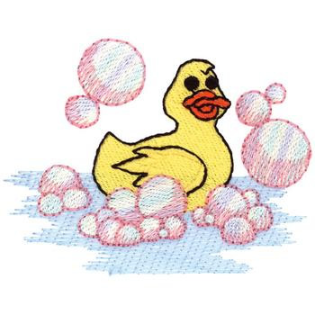 Rubber Ducky Machine Embroidery Design