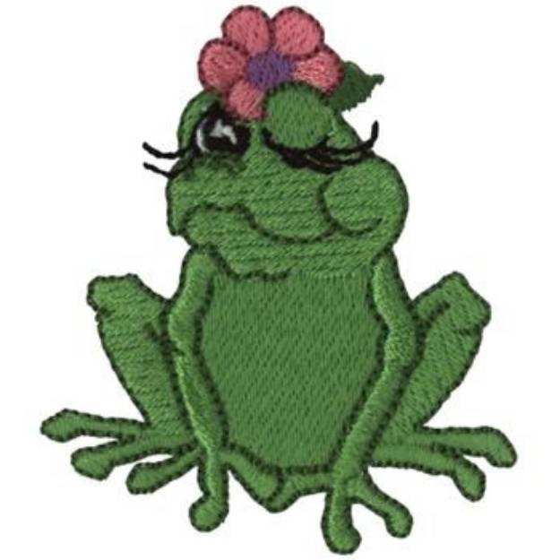 Picture of Frog Machine Embroidery Design