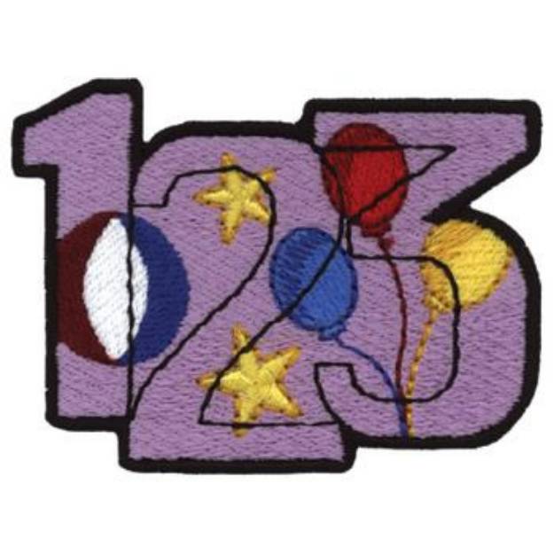 Picture of 123 Machine Embroidery Design