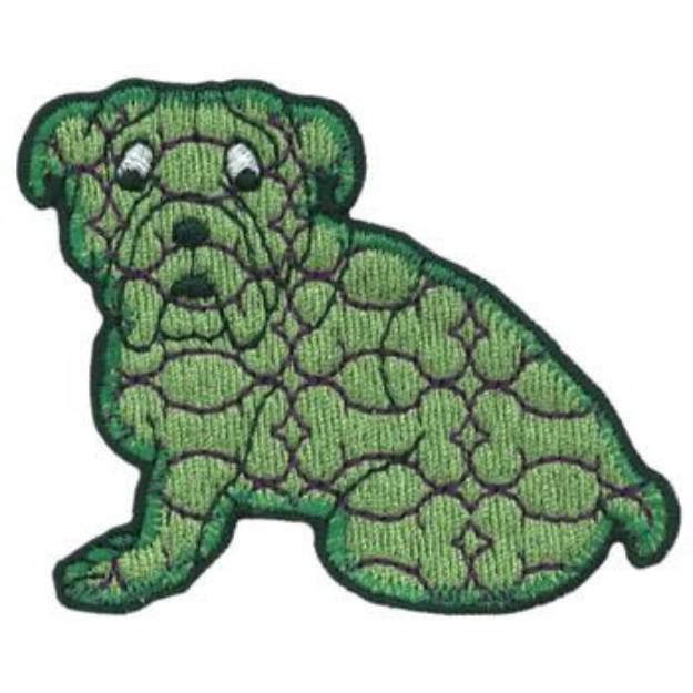 Picture of Bulldog Of Bones Machine Embroidery Design