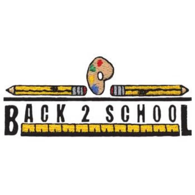 Picture of Back To School Machine Embroidery Design