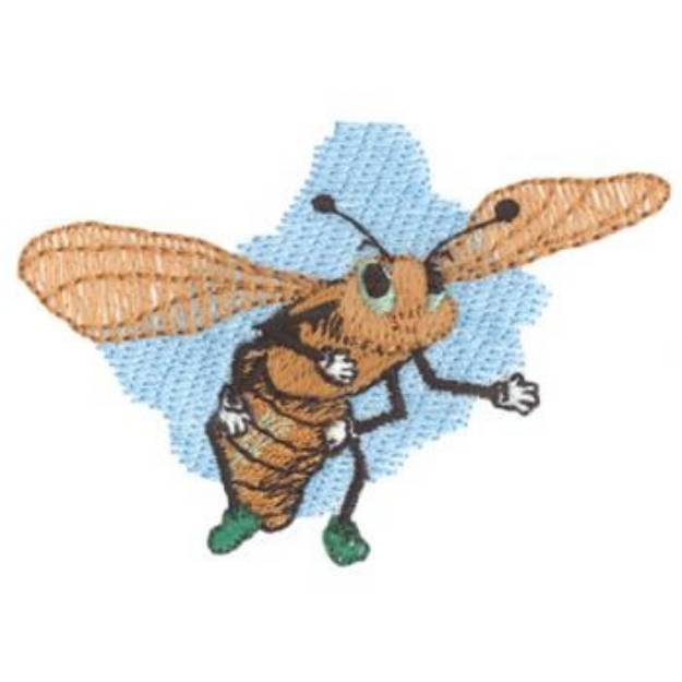 Picture of Housefly Machine Embroidery Design