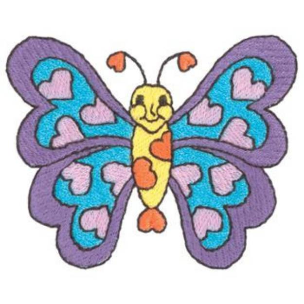 Picture of Butterfly Machine Embroidery Design