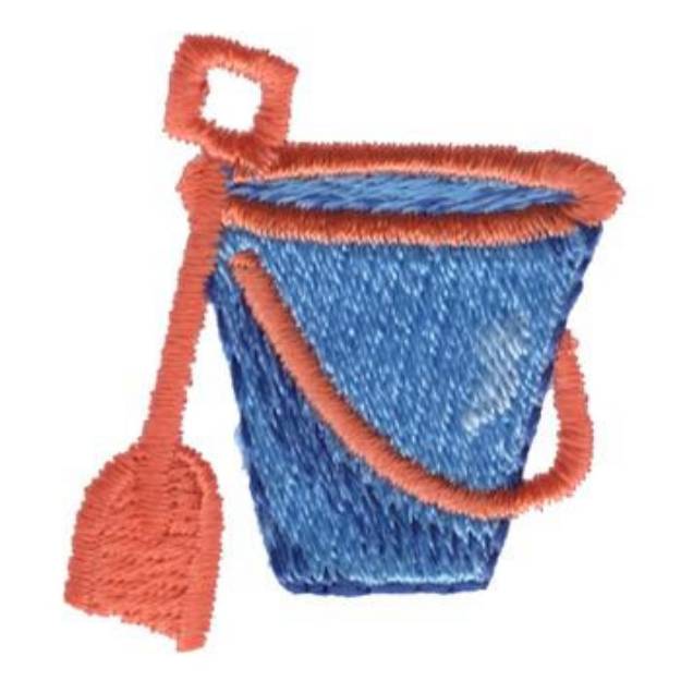 Picture of Shovel & Pail Machine Embroidery Design