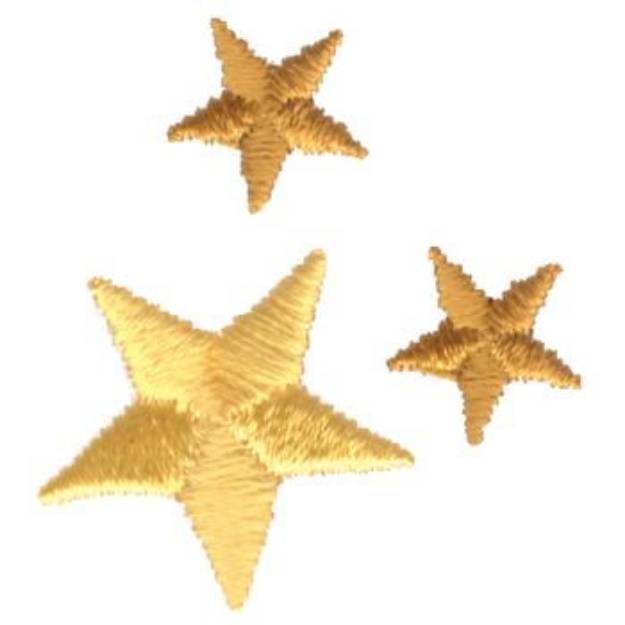 Picture of Stars  Accent Machine Embroidery Design