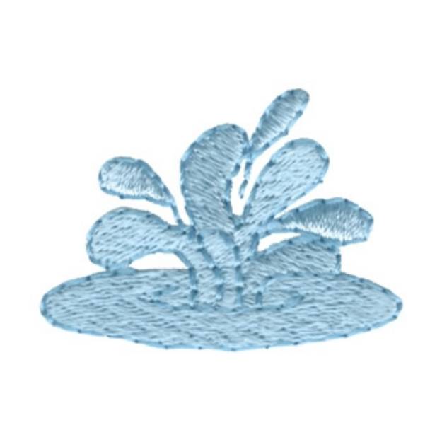 Picture of Watersplash Machine Embroidery Design