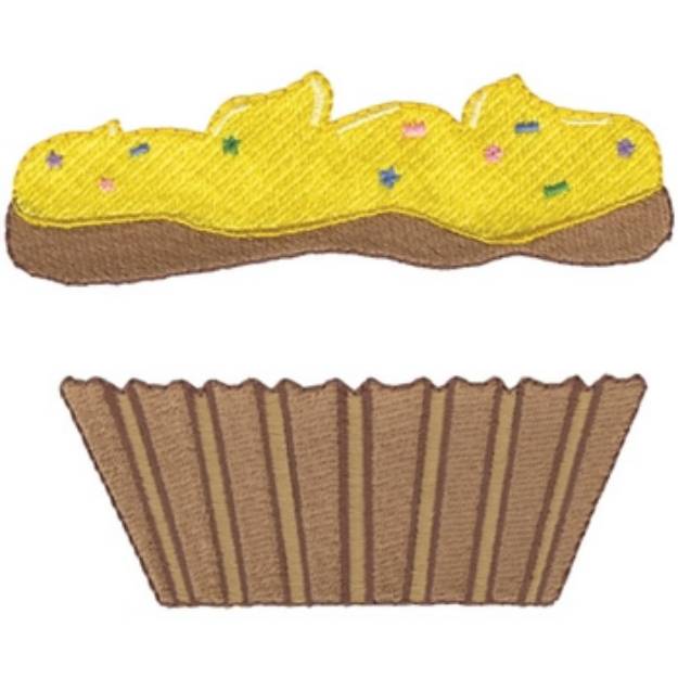 Picture of Name Drop Cupcake Machine Embroidery Design