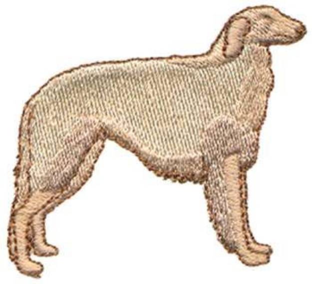 Picture of Borzoi Machine Embroidery Design