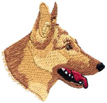German Shepherd Head Machine Embroidery Design