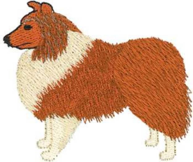 Picture of Shetland Sheepdog Machine Embroidery Design