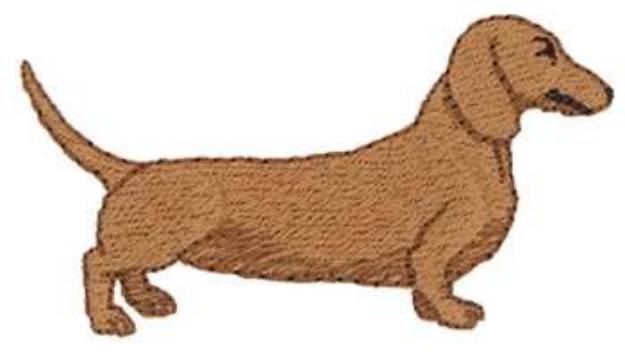 Picture of Dachshund Machine Embroidery Design