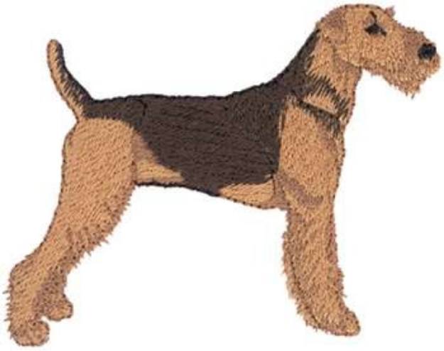 Picture of Airedale Terrier Machine Embroidery Design