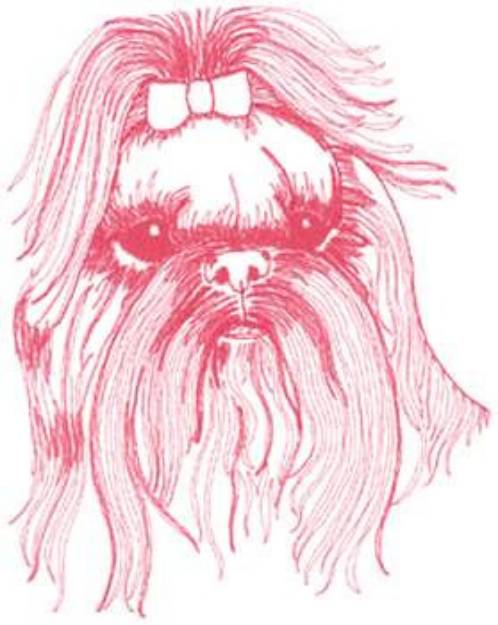 Picture of Shih Tzu Machine Embroidery Design