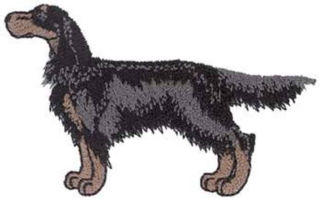 Picture of Gordon Setter Machine Embroidery Design