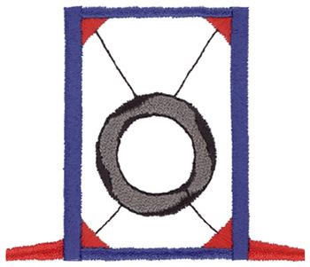 Agility Tire Jump Machine Embroidery Design