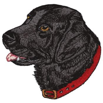 Black Labrador Machine Embroidery Design