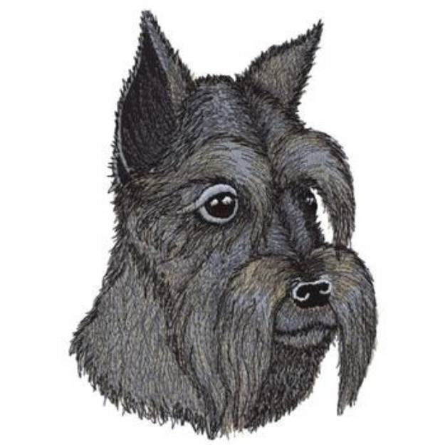 Picture of Schnauzer Machine Embroidery Design