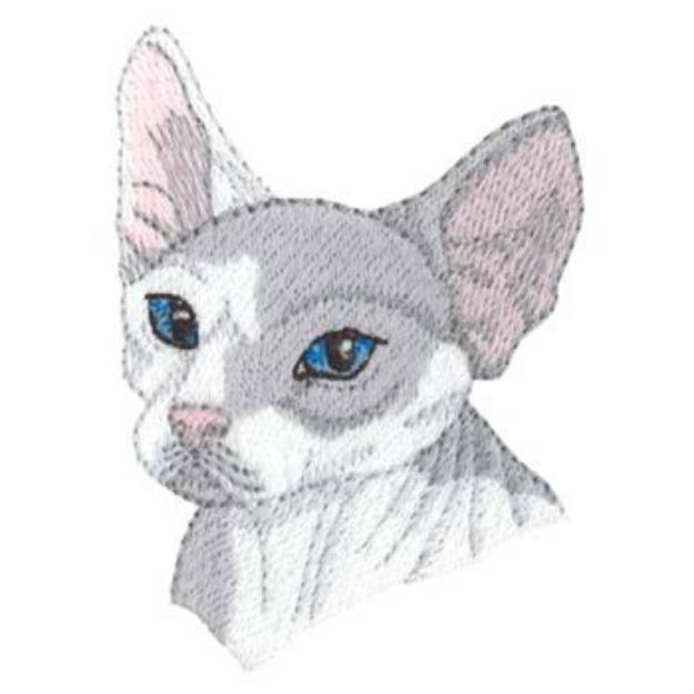 Picture of Sphynx Head Machine Embroidery Design