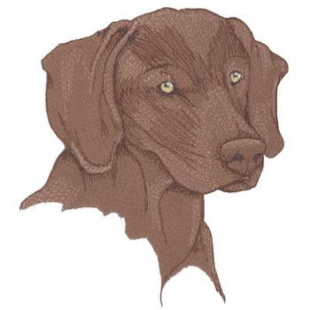 Picture of Weimaraner Machine Embroidery Design