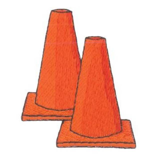 Picture of Agility Cone Machine Embroidery Design