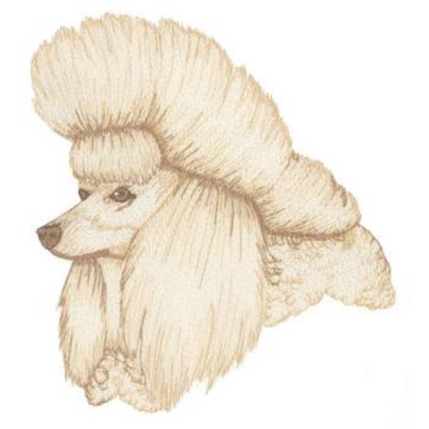 Picture of Show Poodle Machine Embroidery Design