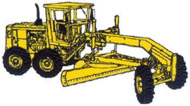 Picture of Grader Machine Embroidery Design