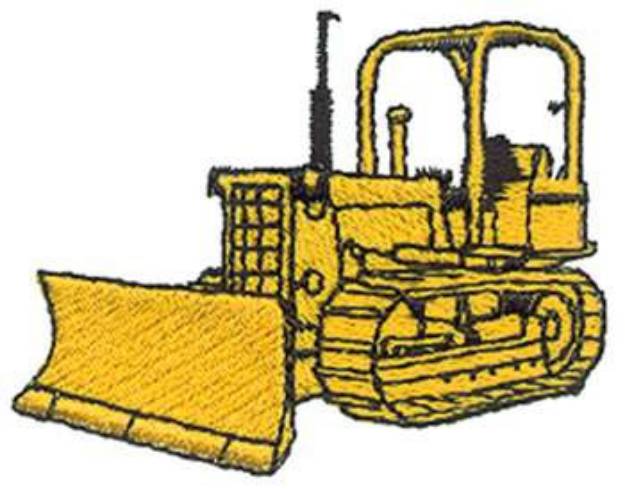 Picture of Small Dozer Machine Embroidery Design