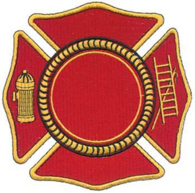 Picture of Fire Logo Machine Embroidery Design