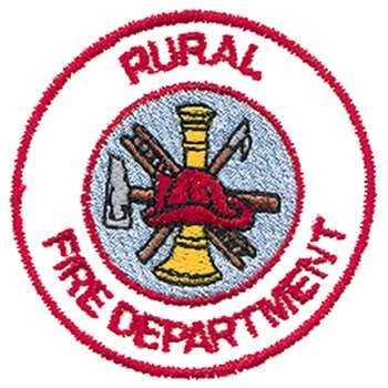 Rural Fire Department Machine Embroidery Design