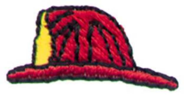 Picture of 1 Inch Fire Hat Machine Embroidery Design