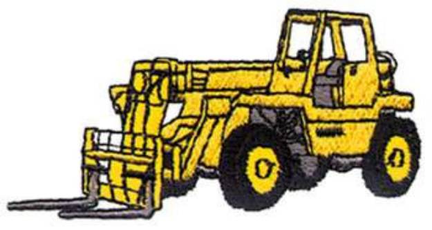 Picture of Forklift Machine Embroidery Design