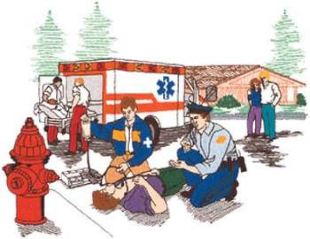 Picture of Accident Scene Machine Embroidery Design