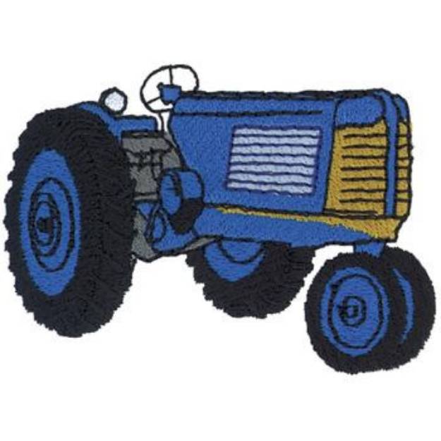 Picture of Tractor Machine Embroidery Design