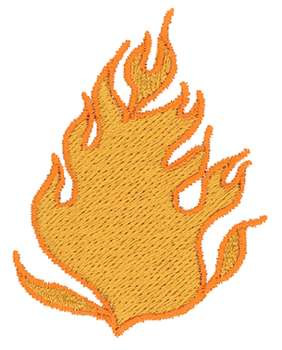 Flames Machine Embroidery Design