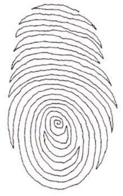 Picture of Fingerprint Machine Embroidery Design