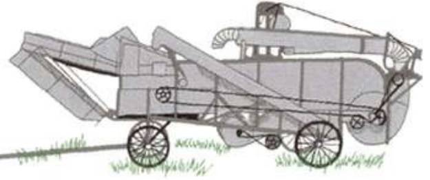 Picture of Antique Thresher Machine Embroidery Design