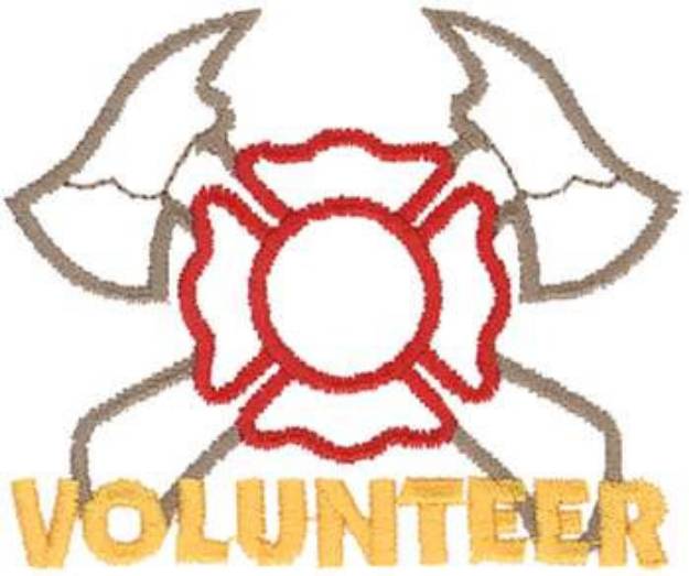 Picture of Volunteer Logo Machine Embroidery Design