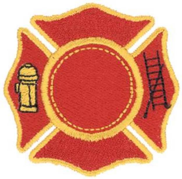 Picture of Fire Logo Machine Embroidery Design