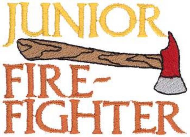 Picture of Junior Firefighter Machine Embroidery Design